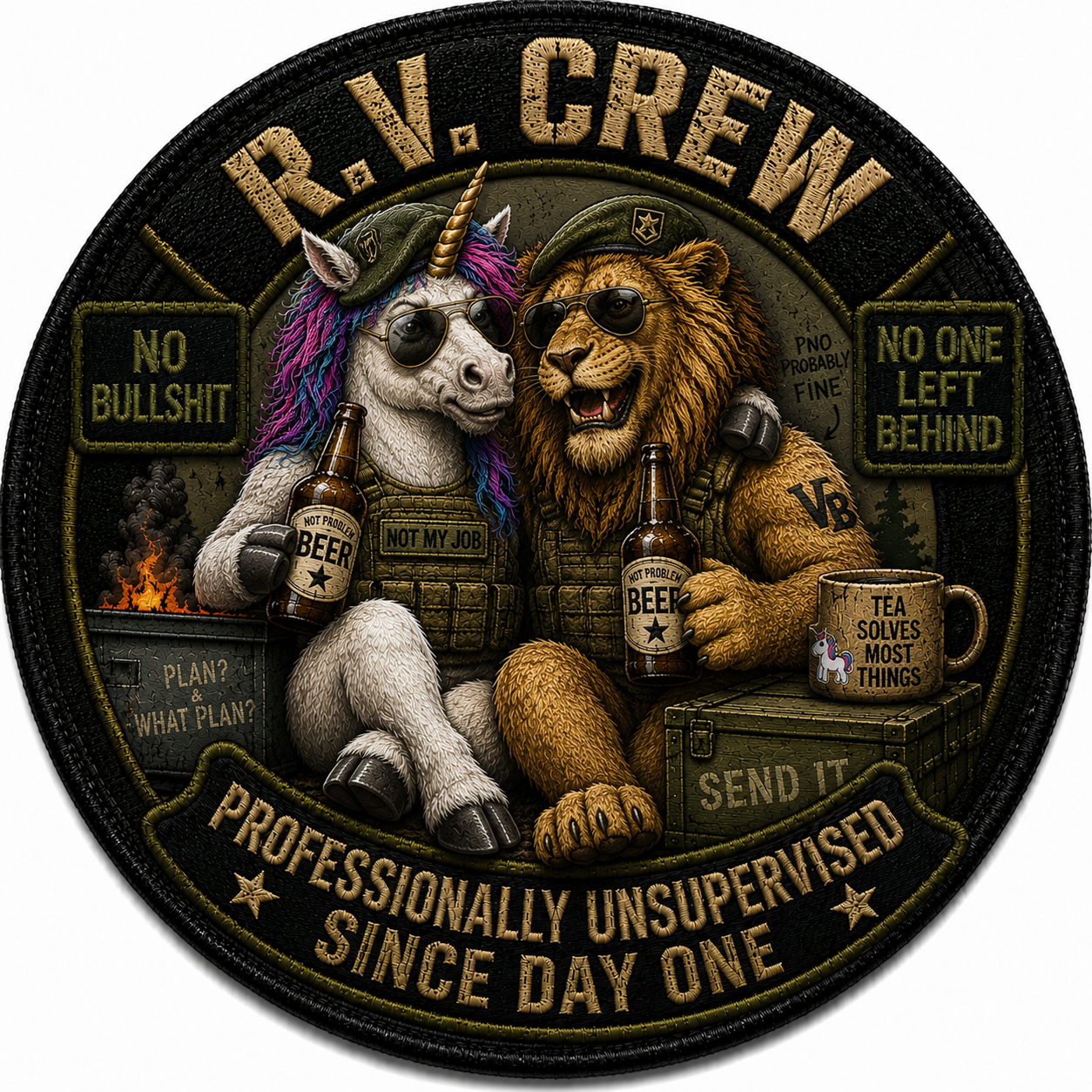 The RV Crew emblem
